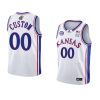 custom kansas jayhawksjersey college basketball white