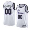 custom lakersjersey 2022 23city edition white