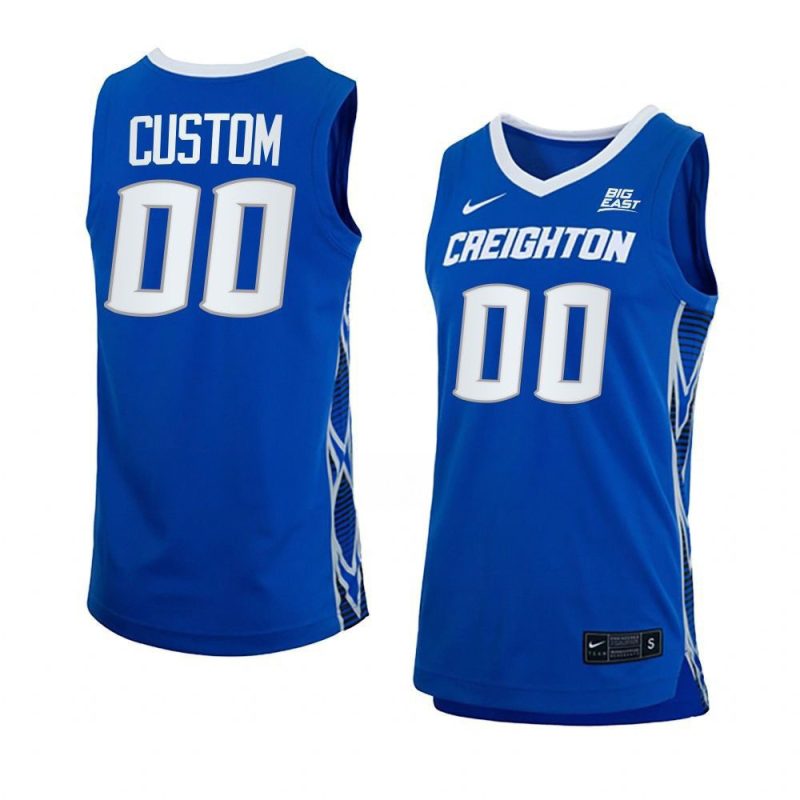 custom replica jersey college basketball blue 2022