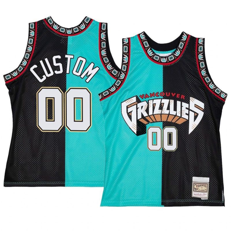 custom vancouver grizzlies hardwood classics 1996 97 yythk