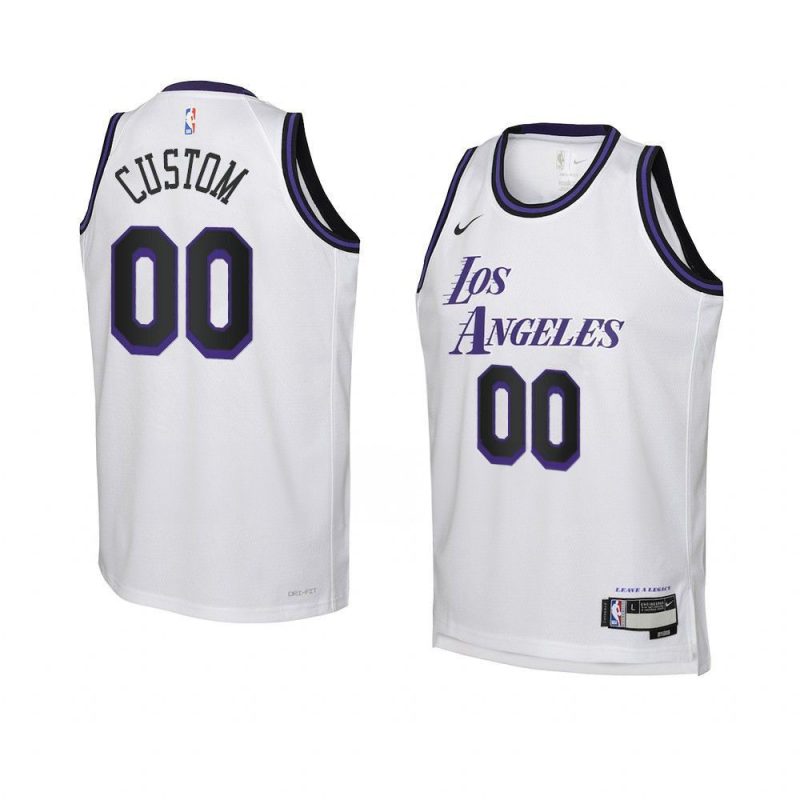 custom youth swingman jersey city edition white