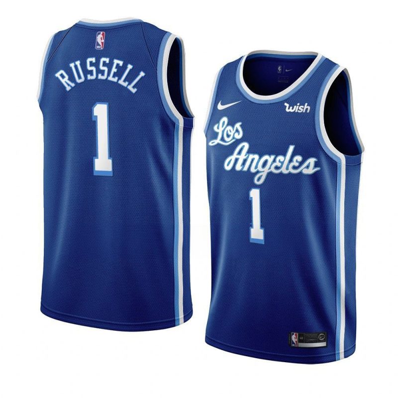 d angelo russell lakersjersey classic edition blueswingman