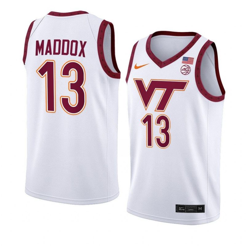 dairus maddox white jersey home basketball swingman yythkg