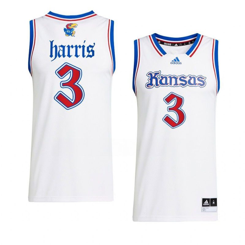 dajuan harris jr. jersey swingman basketball white