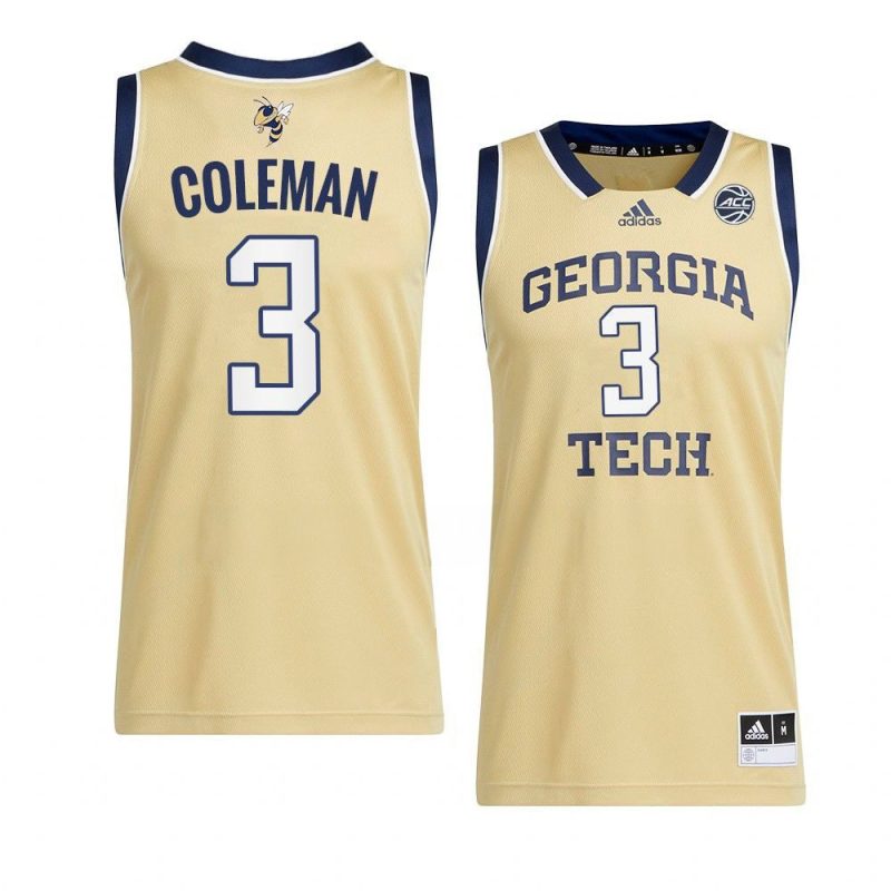 dallan coleman swingman jersey away basketball gold yythkg