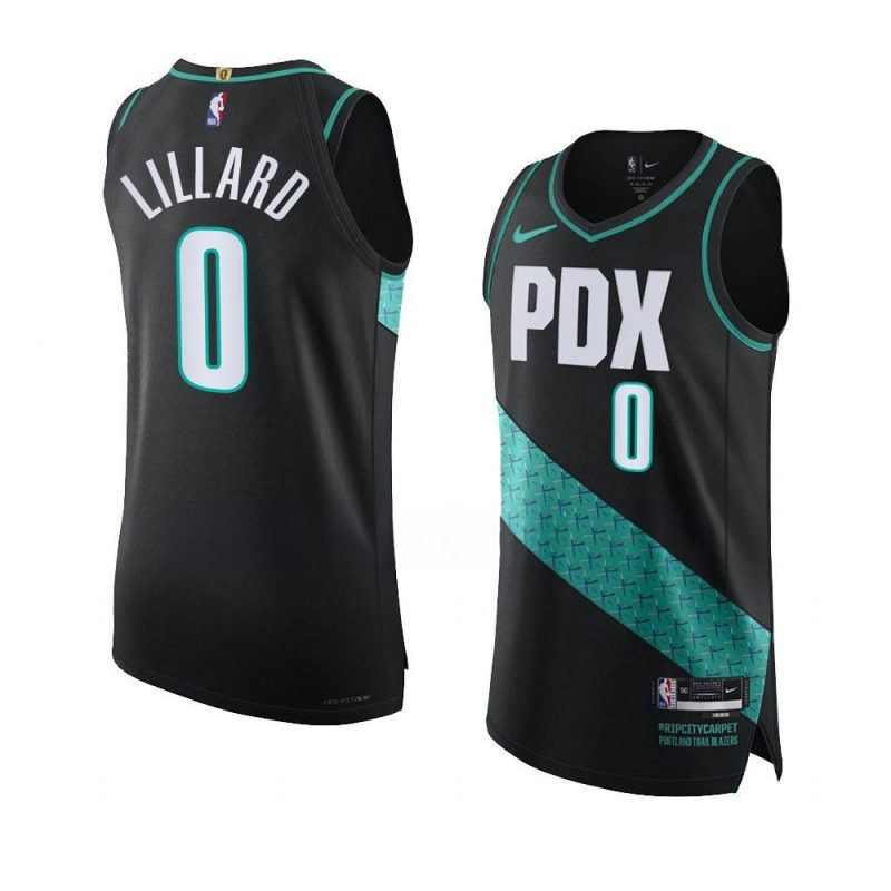 damian lillard 2022 23blazers jersey city editionauthentic