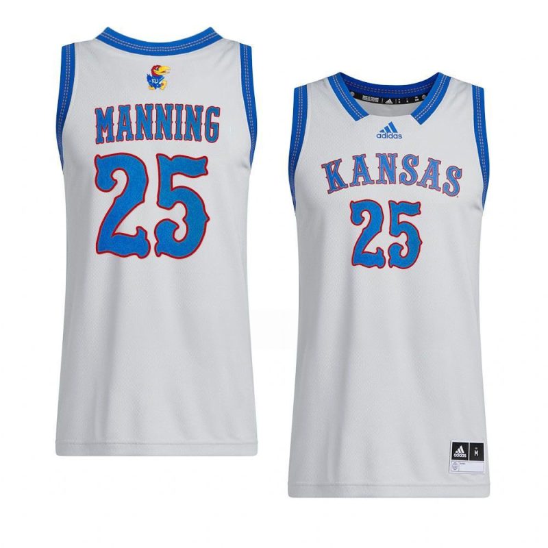 danny manning alumni jersey swingman basketball grey