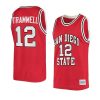 darrion trammell jersey retro basketball red 2022 2