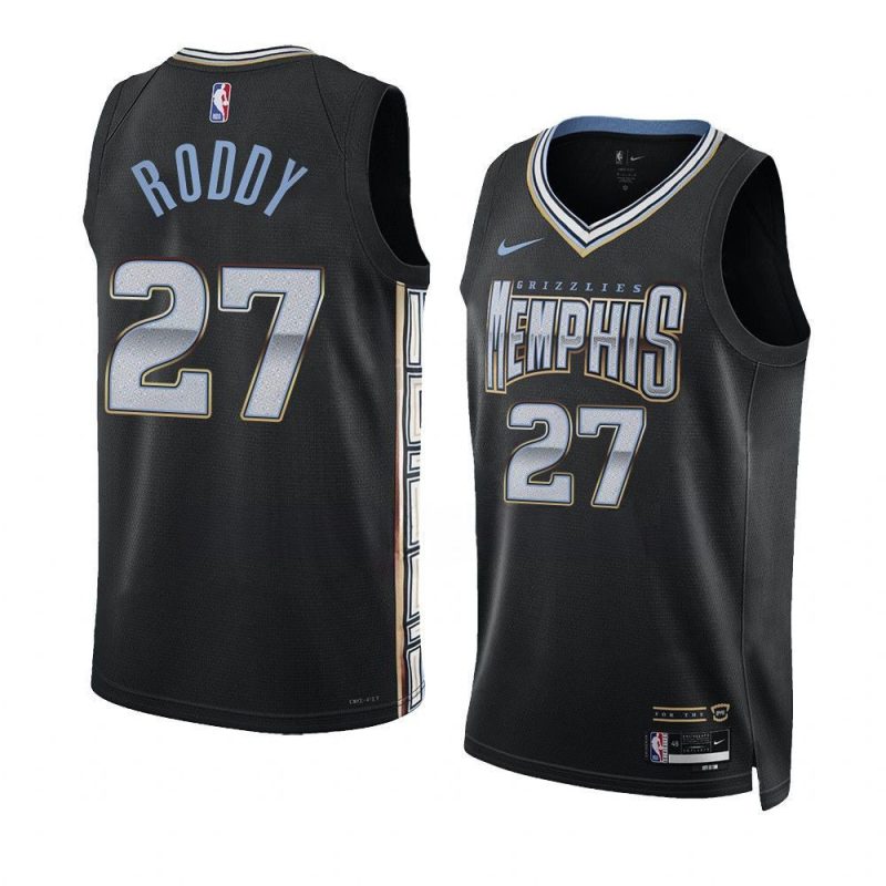 david roddy grizzliesjersey 2022 23city edition blackswing