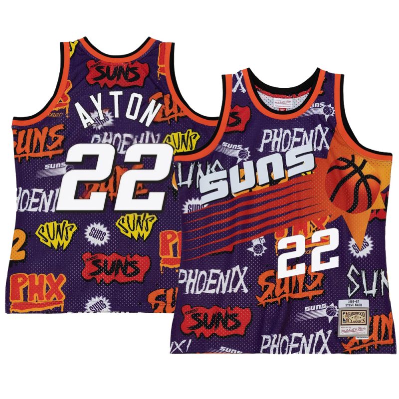 deandre ayton hwc swingman jersey slap sticker purp