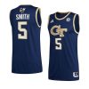 deivon smith navy jersey alternate basketball swingman yyt