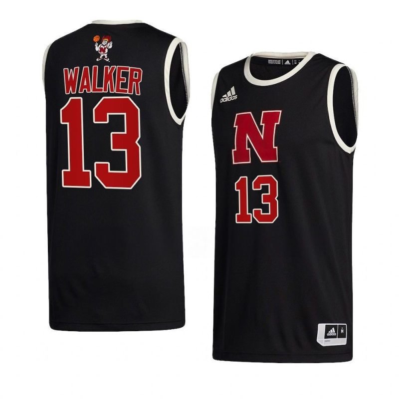 derrick walker black jersey college basketball swingman