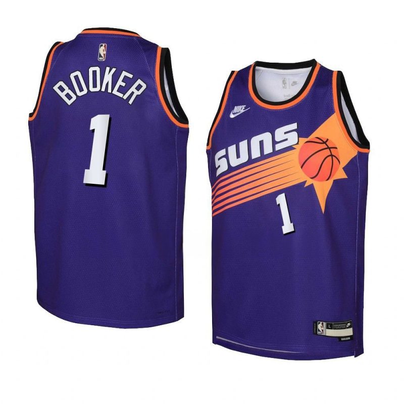 devin booker sunsjersey 2022 23classic edition purpleswing