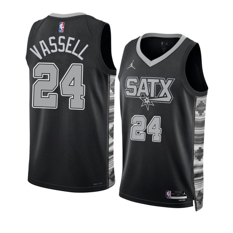 devin vassell spursjersey 2022 23statement edition