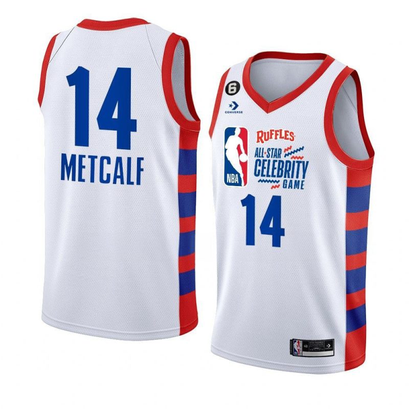 dk metcalf 2023 all star celebrity game jersey yyth