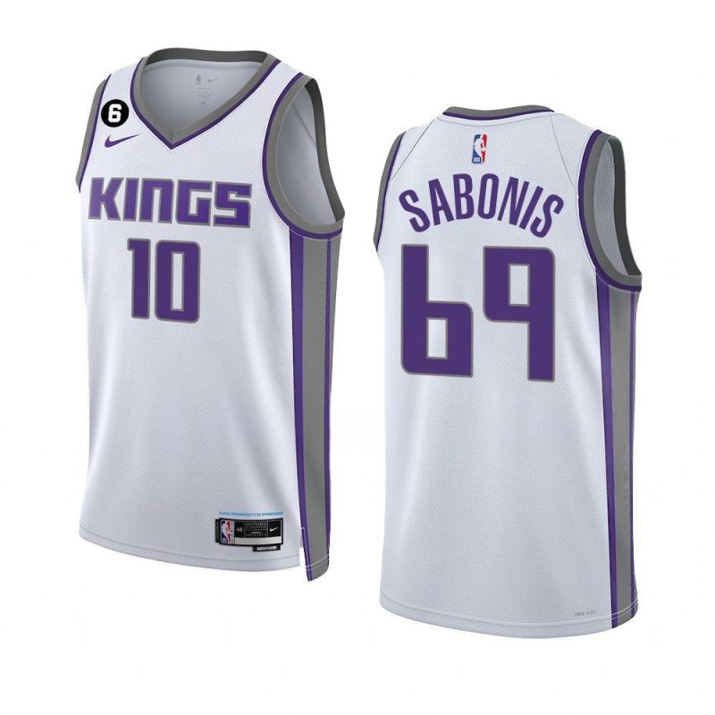 domantas sabonis association jersey no.69 white