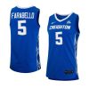 francisco farabello replica jersey college basketball blue