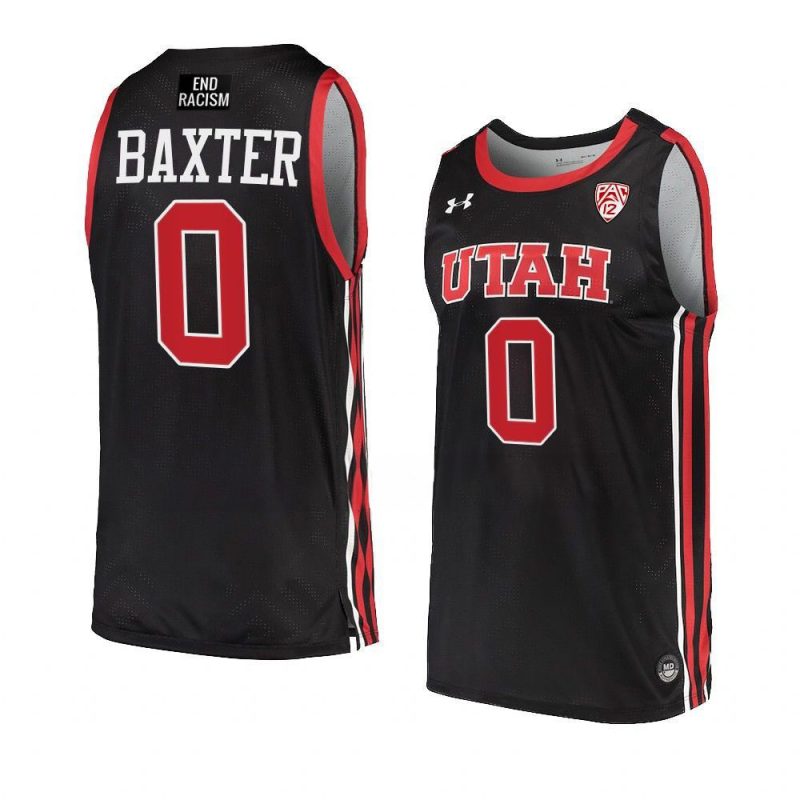 gavin baxter replica jersey college basketball black yythk