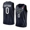 hunter cattoor black jersey college basketball swingman yy