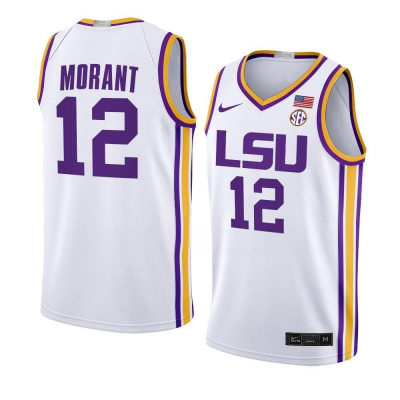 ja morant jersey limited basketball white