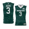 jaden akins jersey 2022 title ix green