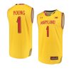 jahmir young replica jersey alternate basketball gold yyth