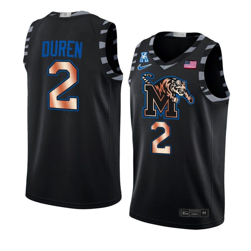 jalen duren college basketball jersey copper black