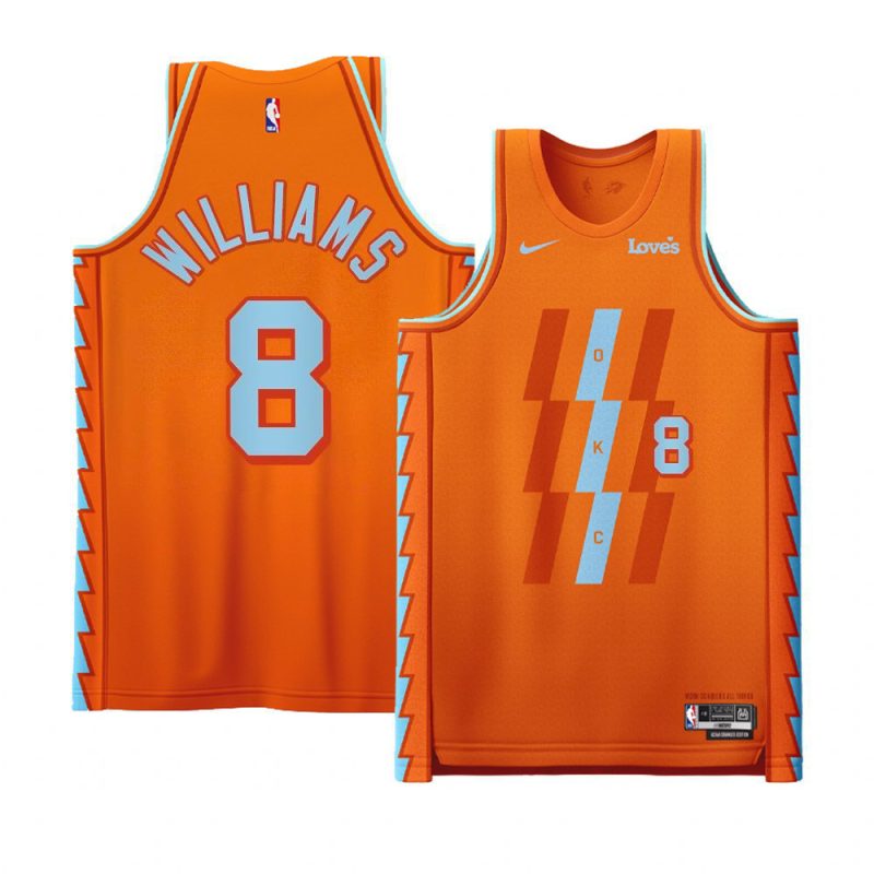 jalen williams okc thunder aician oranges edition f