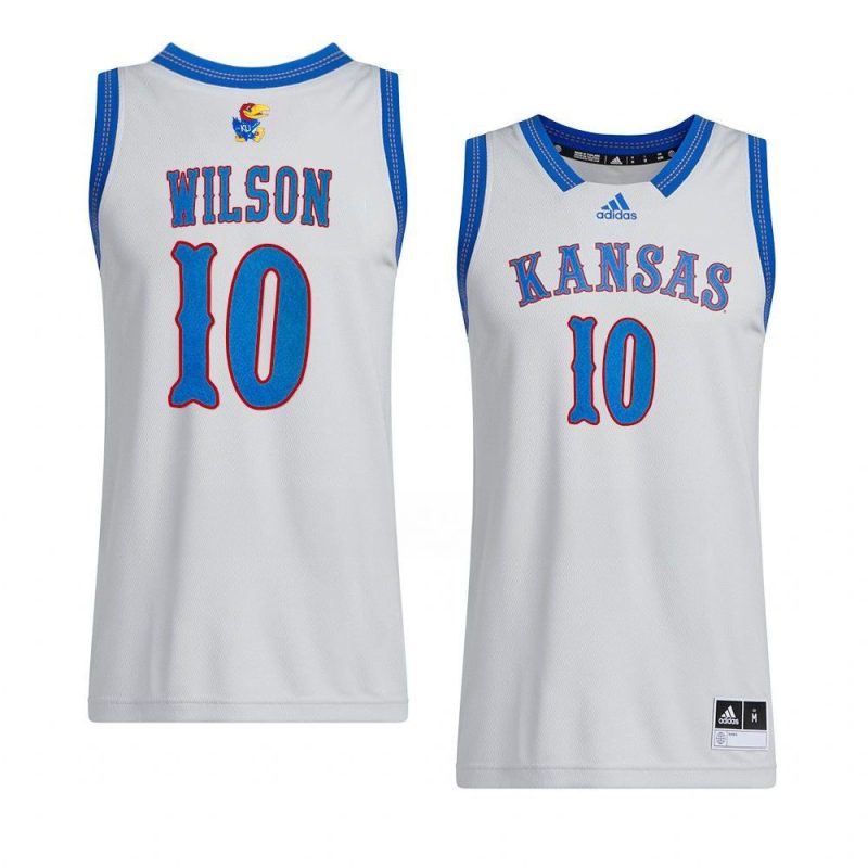 jalen wilson jersey swingman basketball grey 2022 2