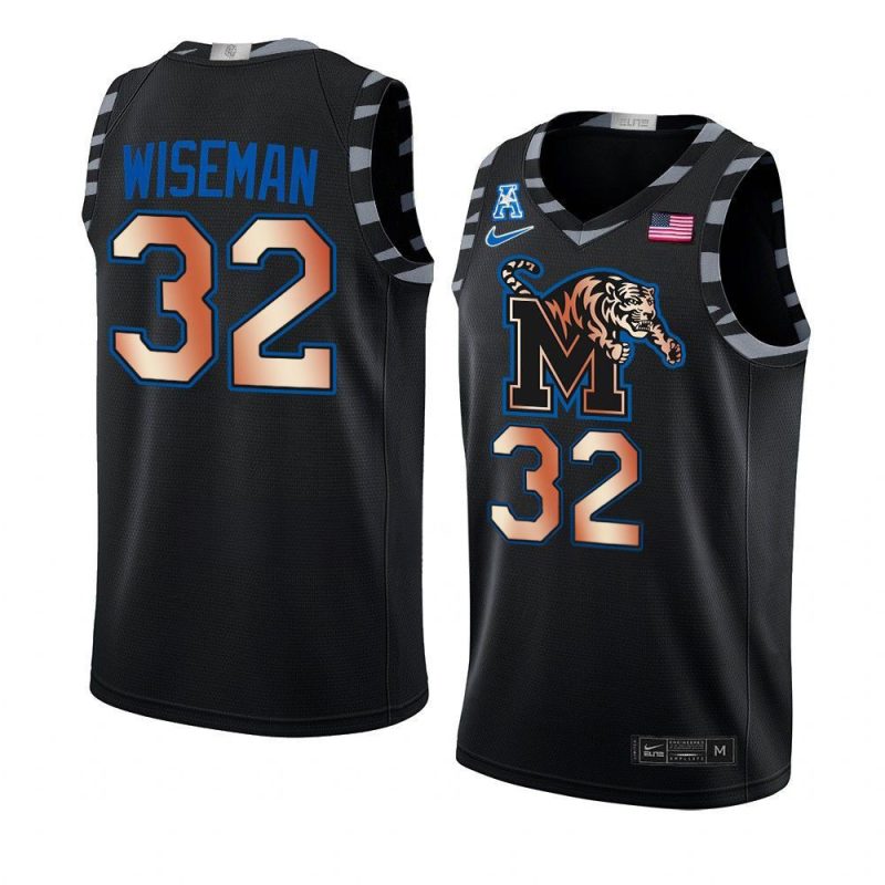 james wiseman college basketball jersey copper black