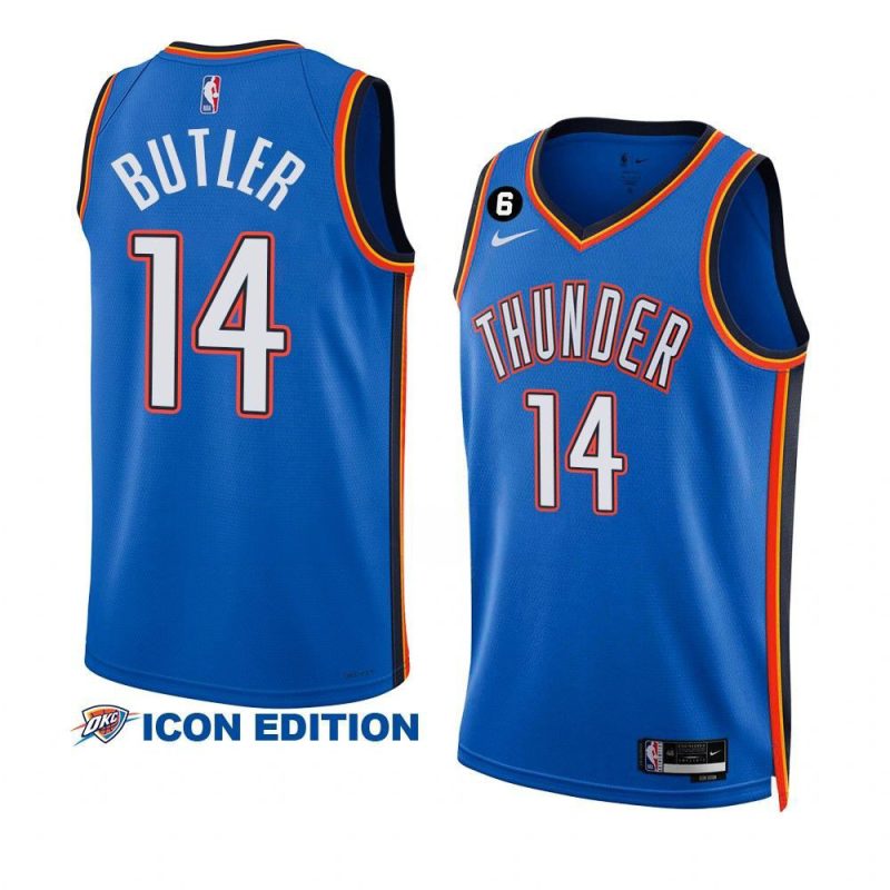 jared butler thunderjersey 2022 23icon edition blueswingma