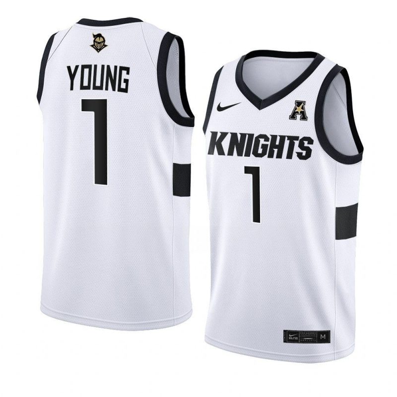 jayhlon young home jersey college basketball white