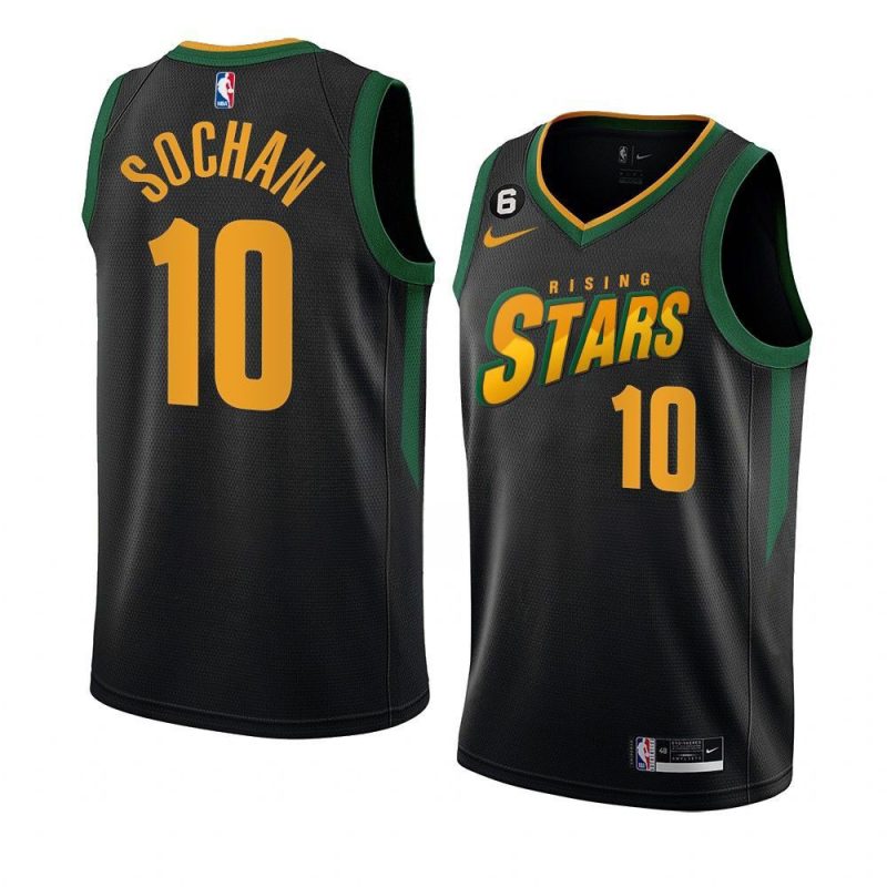 jeremy sochan jersey 2023 nba rising stars black