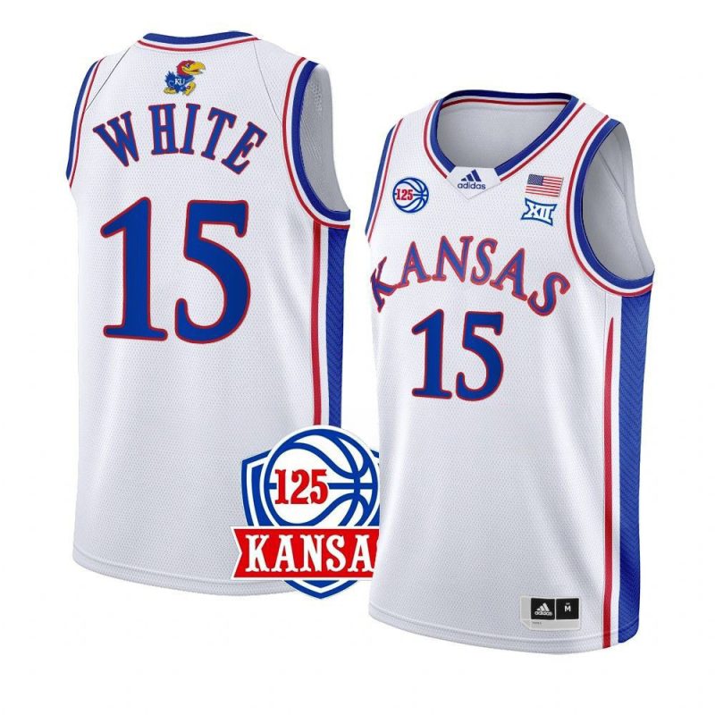 jo jo white home jersey 125th year white 202