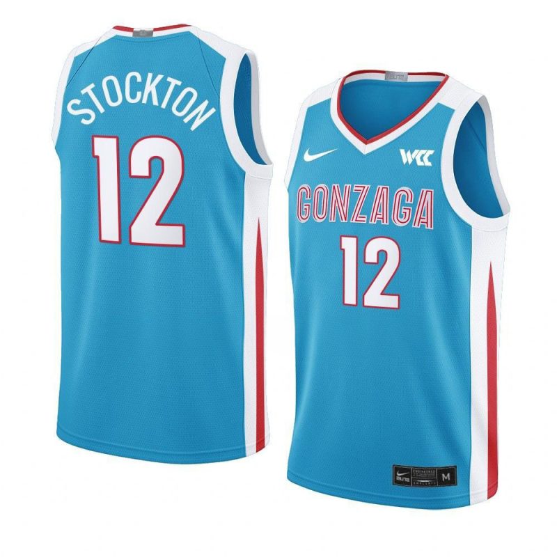 john stockton alumni jersey college basketball blue