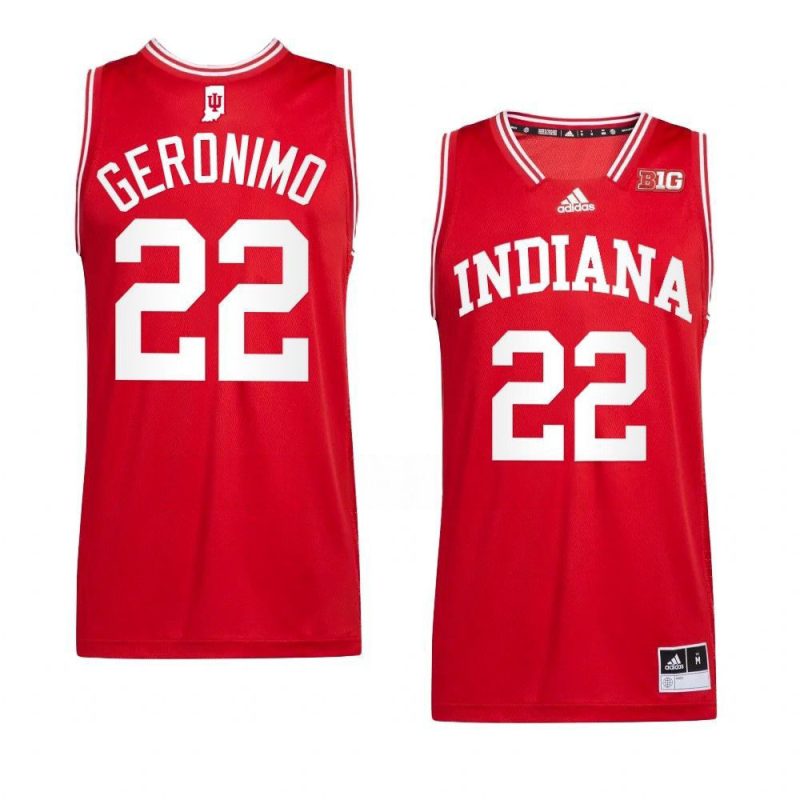 jordan geronimo jersey college basketball red 2022