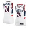 jordan hawkins jersey college basketball white 2022 yythkg