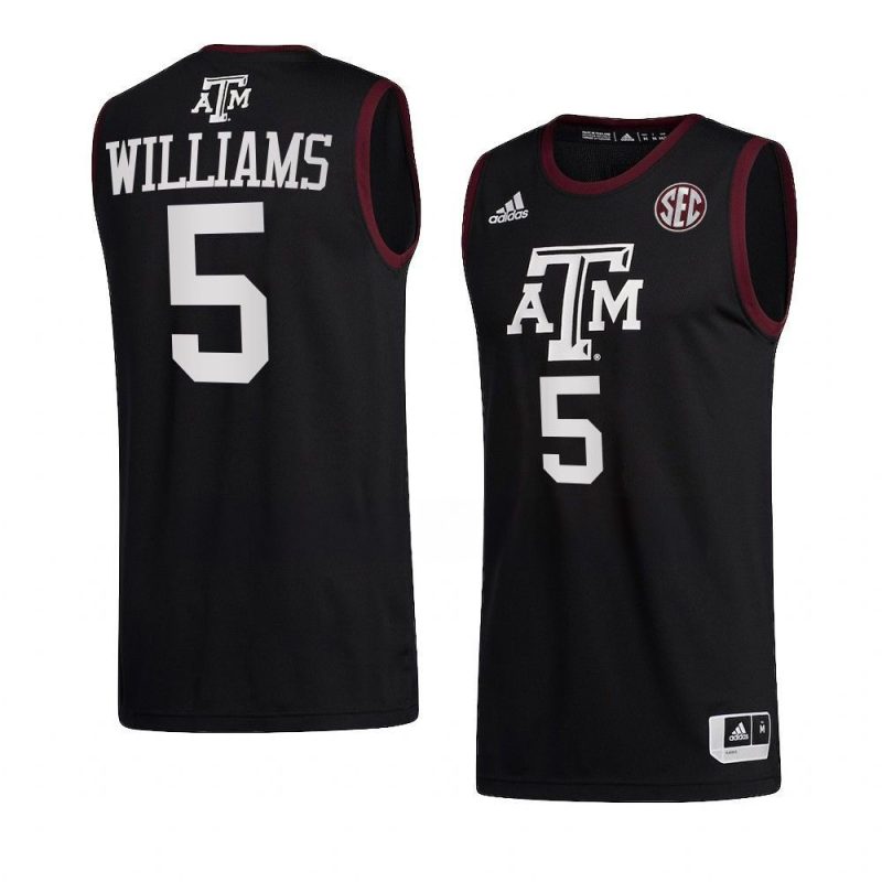 jordan williams jersey college basketball black 2022 yythk