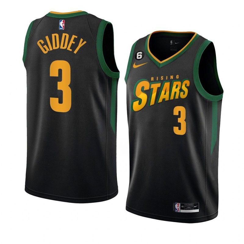 josh giddey jersey 2023 nba rising stars black