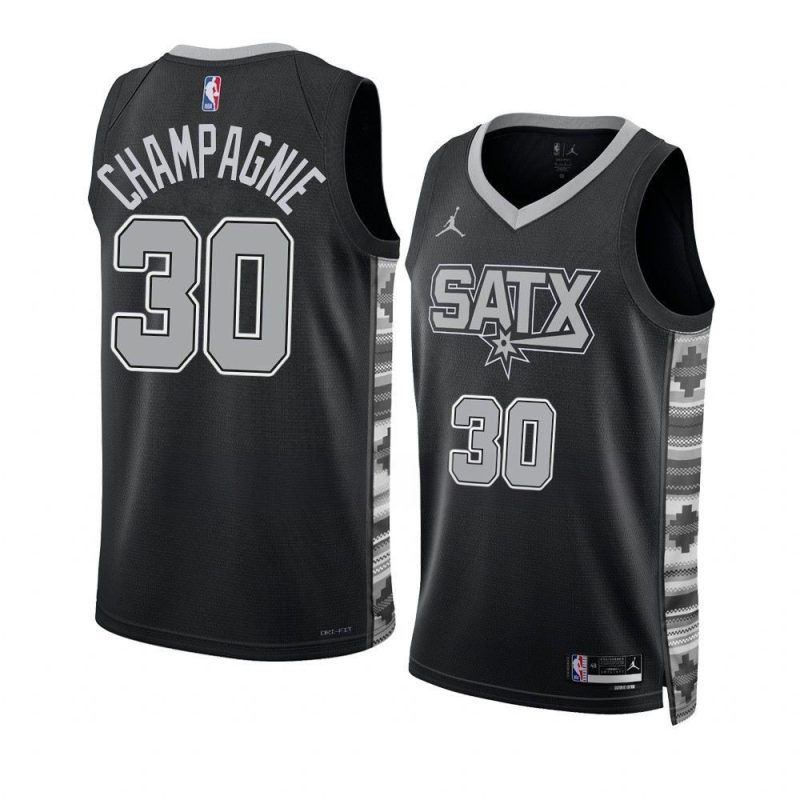 julian champagnie spursjersey 2022 23statement edition bla