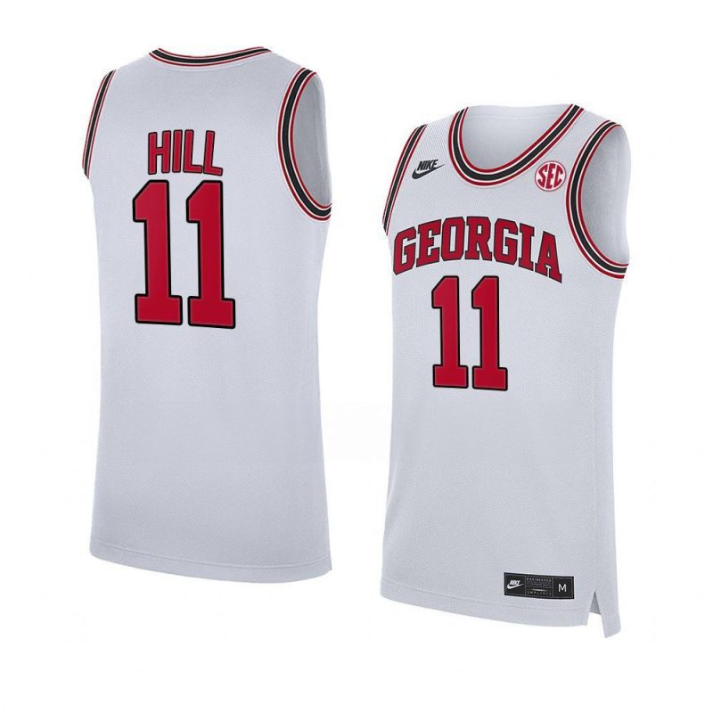 justin hill replica jersey home basketball white 20