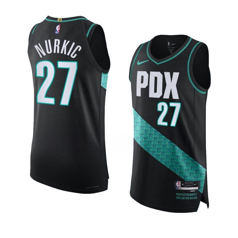 jusuf nurkic 2022 23blazers jersey city editionauthentic y