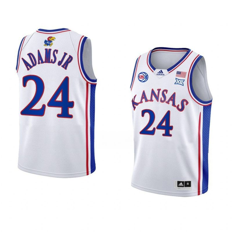 k.j. adams jr. kansas jayhawksjersey college basketball yy