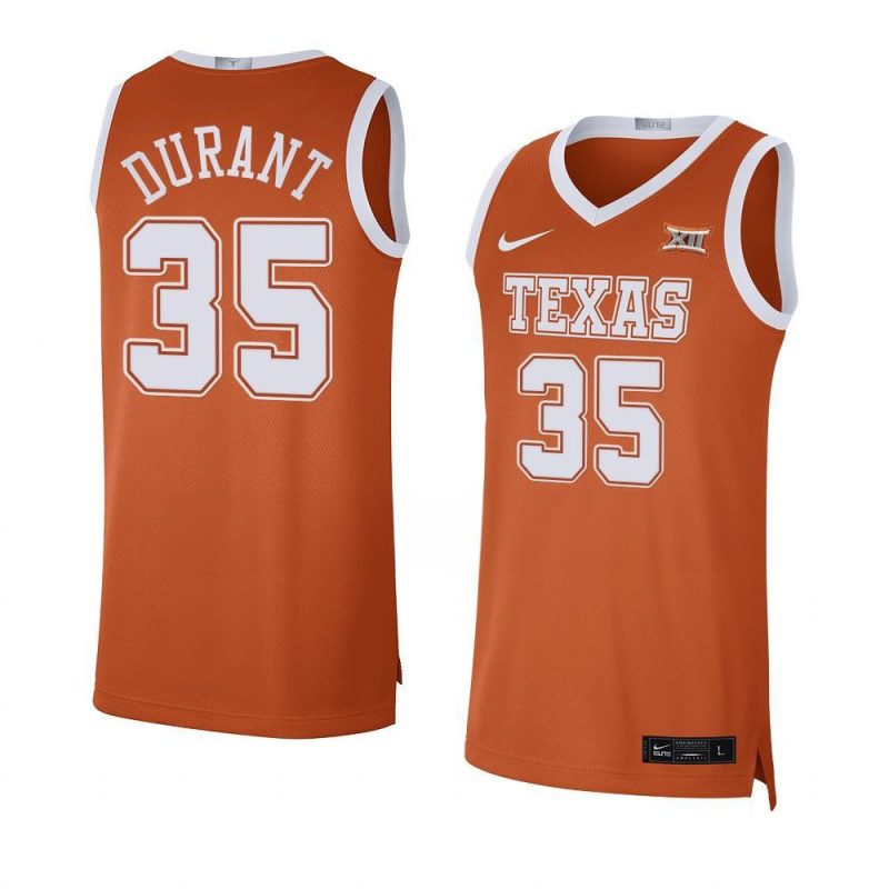 kevin durant alumni jersey limited basketball orange