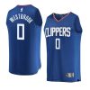 la clippers russell westbrook blue replica icon edi