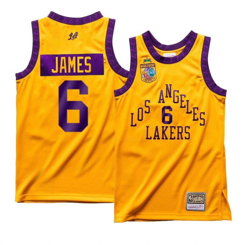 lebron james lakers bodega x mitchell ness worldwid