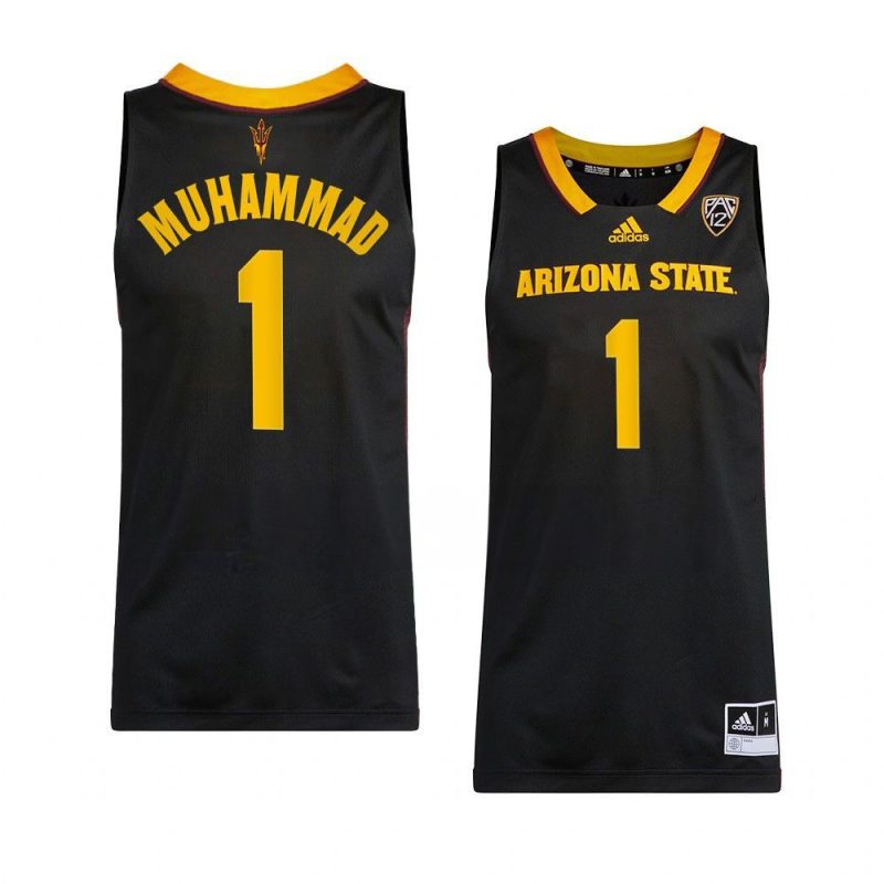 luther muhammad jersey swingman basketball black 2022 yyth