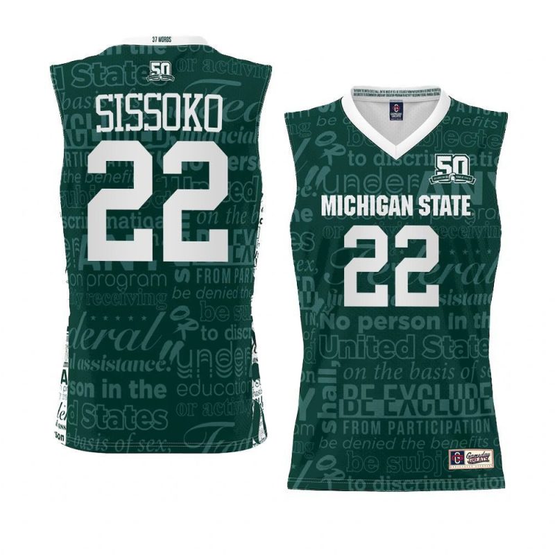 mady sissoko jersey 2022 title ix green