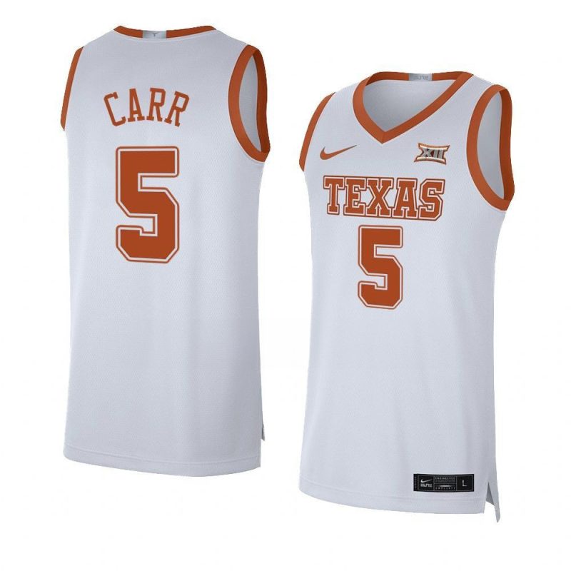 marcus carr jersey limited basketball white 2022 23