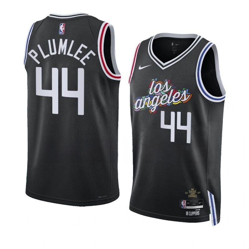 mason plumlee clippersjersey 2022 23city edition blackswin